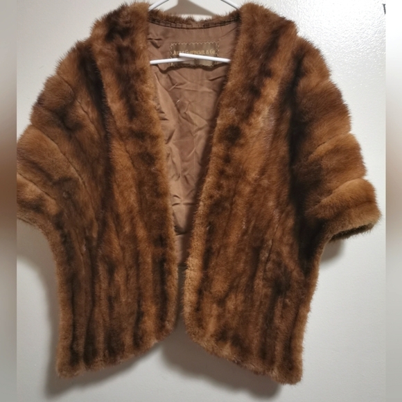 Julius Garfinkel & Co Vintage fur stole - Picture 1 of 6